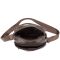 Шкіряний компактний чоловічий месенджер коричневий Tiding Bag M56-0080C