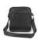 Шкіряний маленький чоловічий месенджер чорний Tiding Bag M56-0187A
