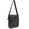Шкіряний маленький чоловічий месенджер чорний Tiding Bag M56-0187A