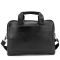 Ділова чоловіча шкіряна сумка Tiding Bag M56-1111A чорна