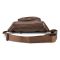Містка шкіряна сумка на пояс коричнева Tiding Bag M56-2030C
