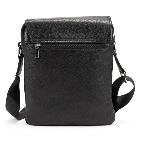 Шкіряний месенджер з клапаном на два відділи Tiding Bag M56-3508A
