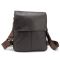 Шкіряний месенджер з клапаном на два відділи Tiding Bag M56-3508C коричневий