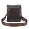 Шкіряний месенджер з клапаном на два відділи Tiding Bag M56-3508C коричневий