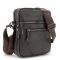 Чоловіча шкіряна сумка через плече Tiding Bag M56-3646-1C коричнева