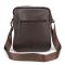 Чоловіча шкіряна сумка через плече Tiding Bag M56-9981C коричнева
