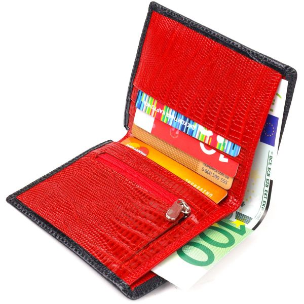 Мужской портмоне из натуральной фактурной кожи Canpellini 21501 черный