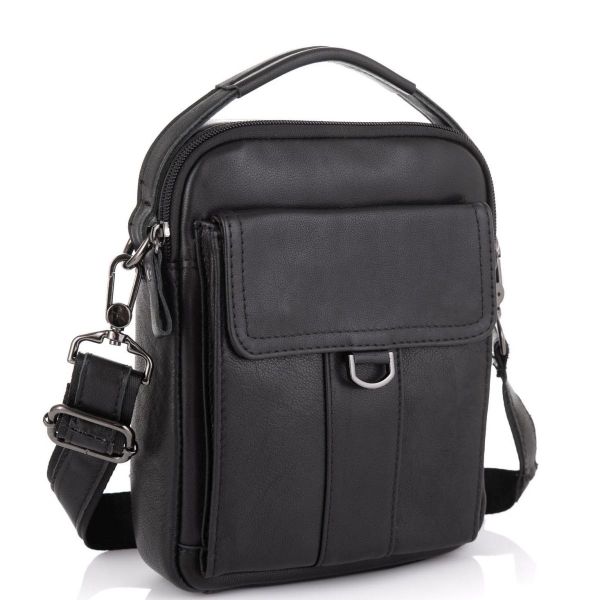Невелика чоловіча шкіряна сумка через плече Tiding Bag N2-8013A