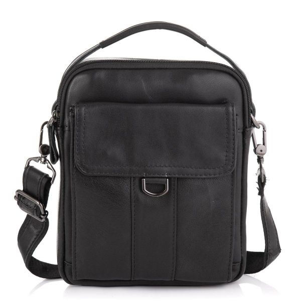 Невелика чоловіча шкіряна сумка через плече Tiding Bag N2-8013A