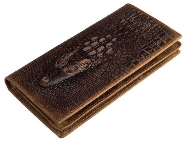Купюрник чоловічий 14381 шкіряний Vintage коричневий