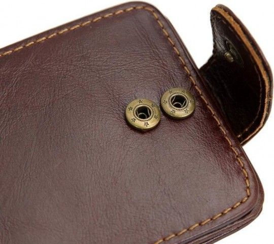 Кредитница мужская 14509 кожаная Vintage коричневая