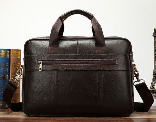 Сумка мужская под ноутбук 14669 Vintage коричневая