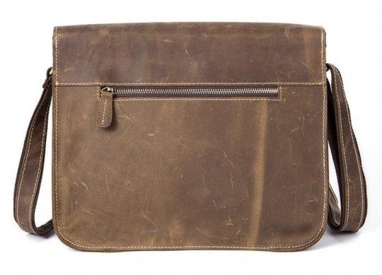 Сумка чоловіча з ефектом старовини 14697 Vintage коричнева