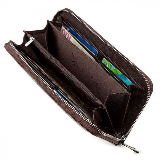 Кошелек женский ST Leather 18418 (ST45 - 2) кожа коричневый