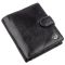 Невеликий шкіряний гаманець ST Leather 18832 чорний
