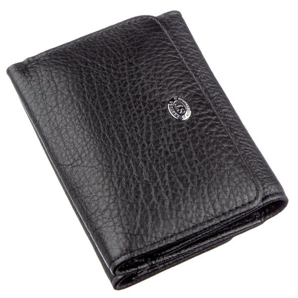 Гаманець для жінок зі шкіри ST Leather 18886 чорний
