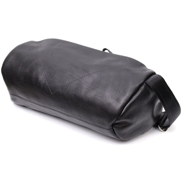 Сумка через плечо из натуральной кожи Grande Pelle 11649 черная