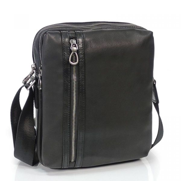 Чоловічий чорний месенджер Tiding Bag S-JMD10-8153