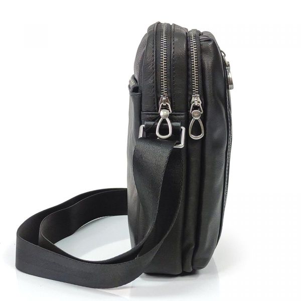 Чоловічий чорний месенджер Tiding Bag S-JMD10-8153