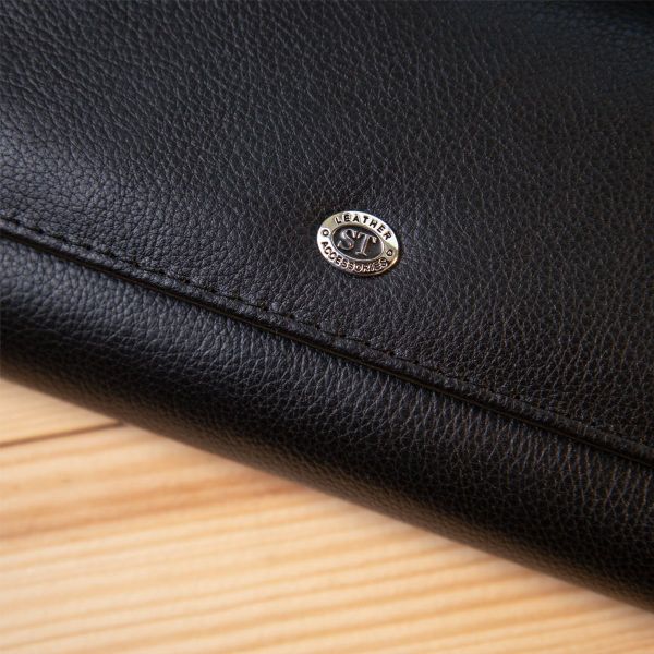 Универсальный женский кошелек ST Leather 19388 черный
