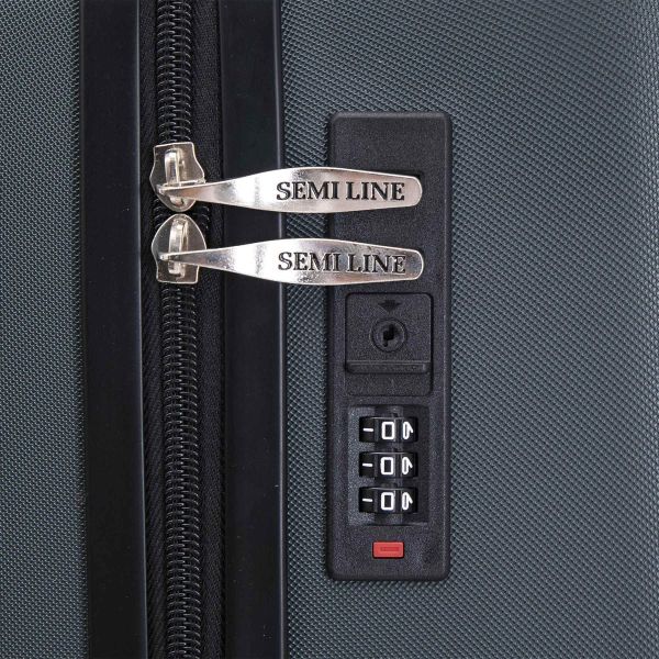 Валіза Semi Line 20" (S) Navy-Green (T5859-1)