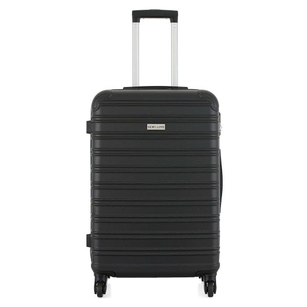 Валіза Semi Line 24" (M) Black (T5953-2)
