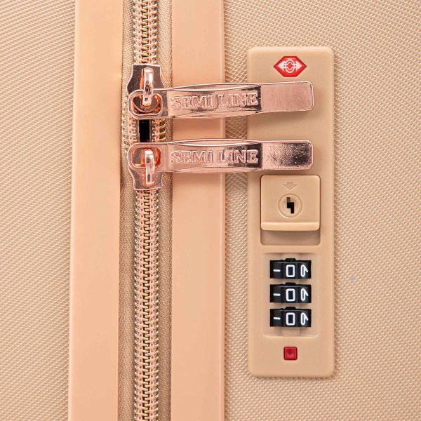 Валіза Semi Line 24" (M) Golden (T5912-2)